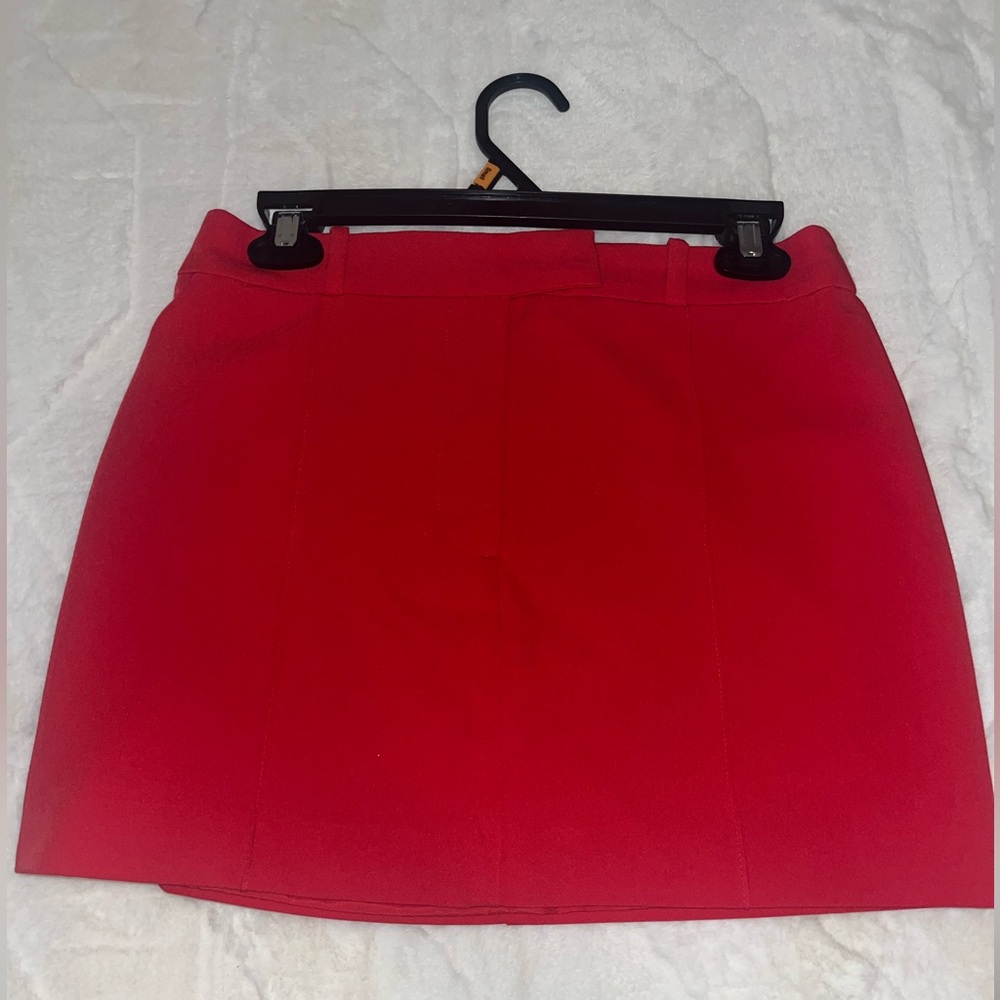 Red H&M skirt